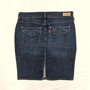 Levi's Dark Wash Denim Pencil Skirt Sz 6